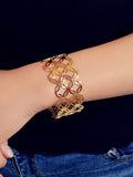 Shein- Hollow Out Cuff Bracelet