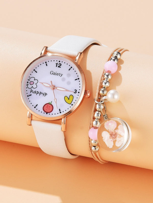 Shein- 1pc Kids Pointer Watch & 1pc Bracelet