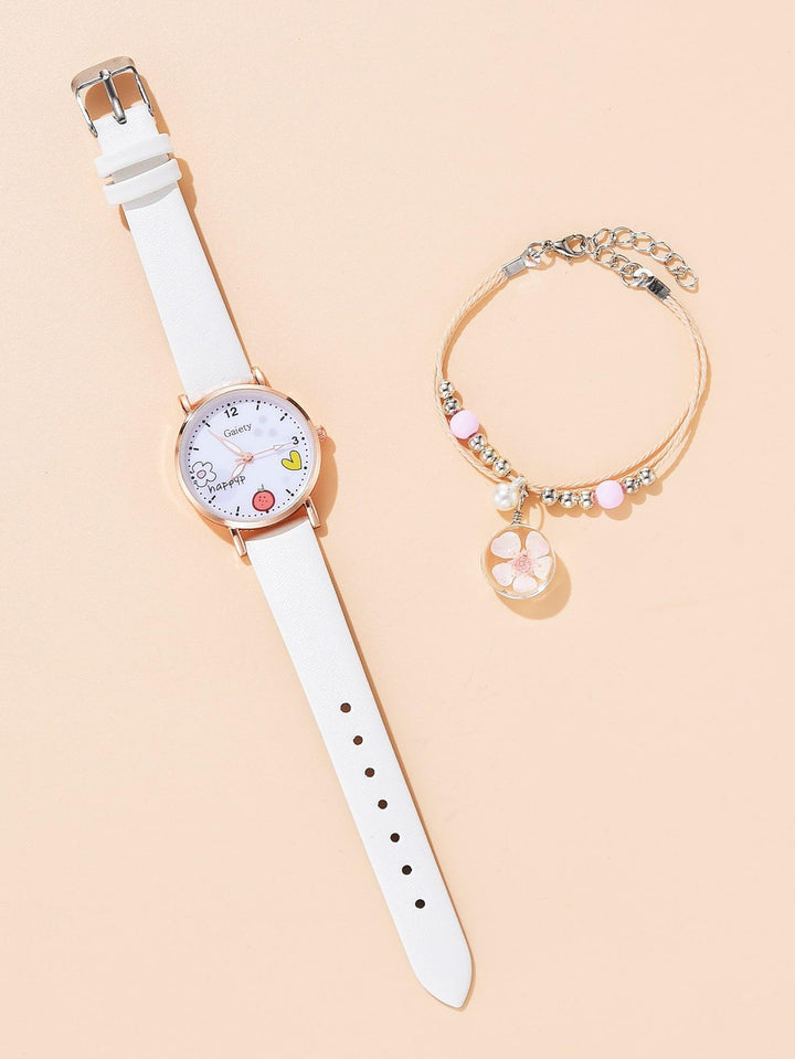 Shein- 1pc Kids Pointer Watch & 1pc Bracelet