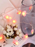 Shein- 1pc String Light With 10pcs Heart Shaped Bulb