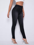 Shein- High Waist Skinny Jeans