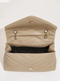 Shein- BASICS Chevron Chain Shoulder Bag
