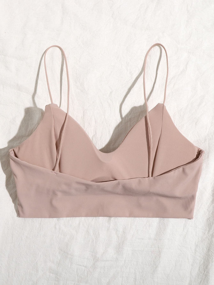 Shein- Solid Rib Bralette