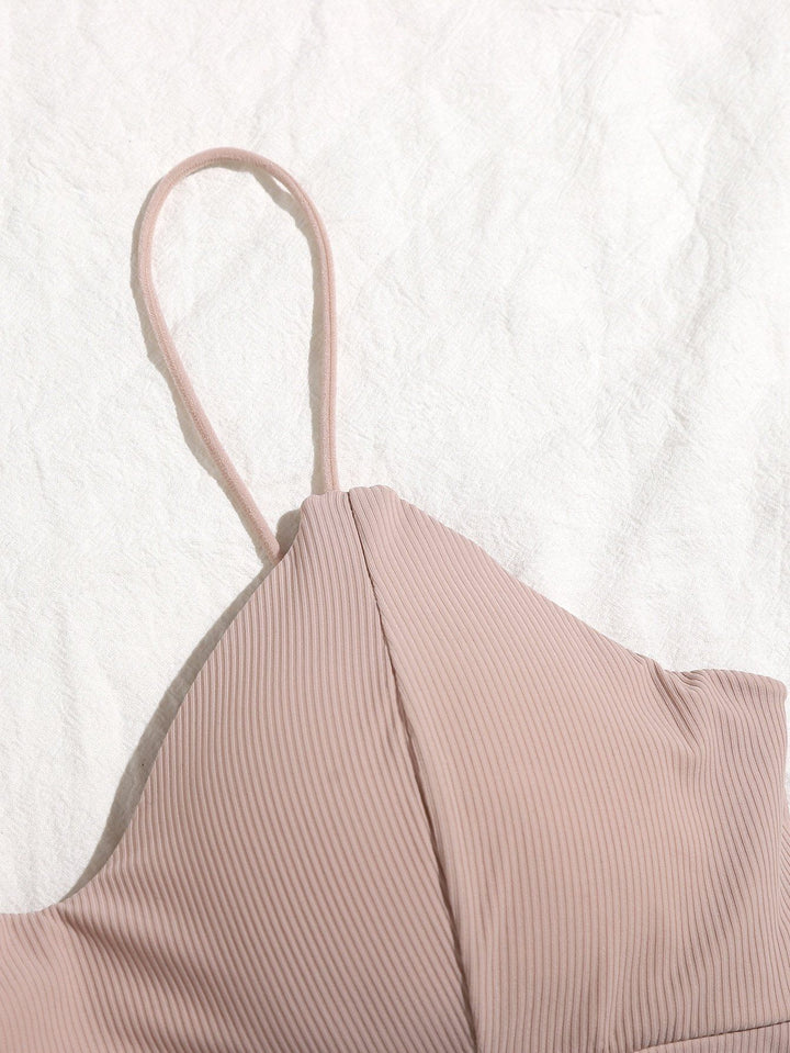 Shein- Solid Rib Bralette