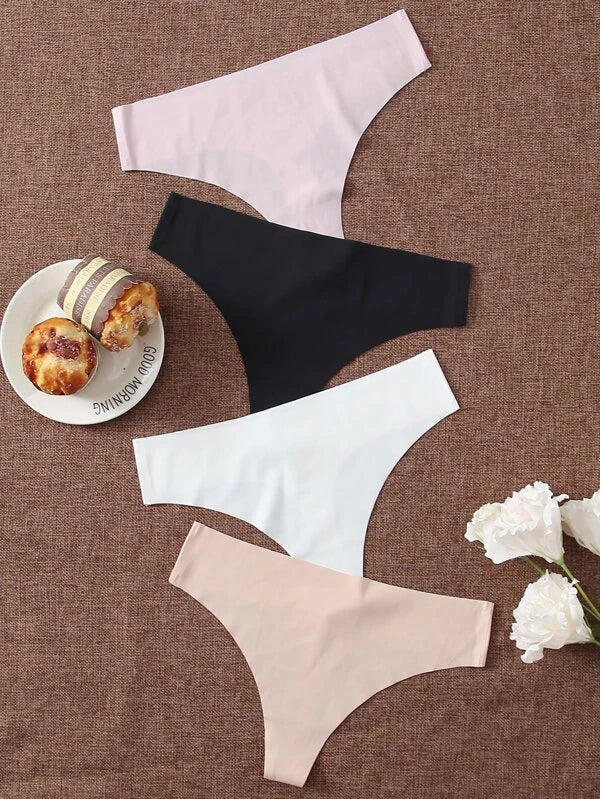 Shein 4 Piece Seamless Brief Set