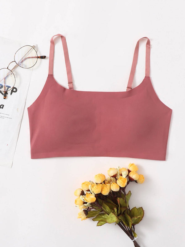 Shein- Solid Seamless Bra