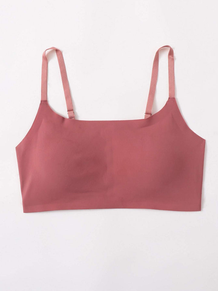 Shein- Solid Seamless Bra