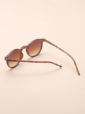 Shein- Leopard Frame Sunglasses