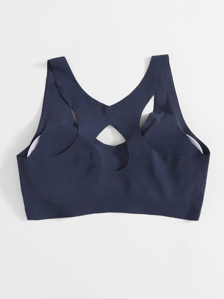 Shein- Solid Seamless Bralette