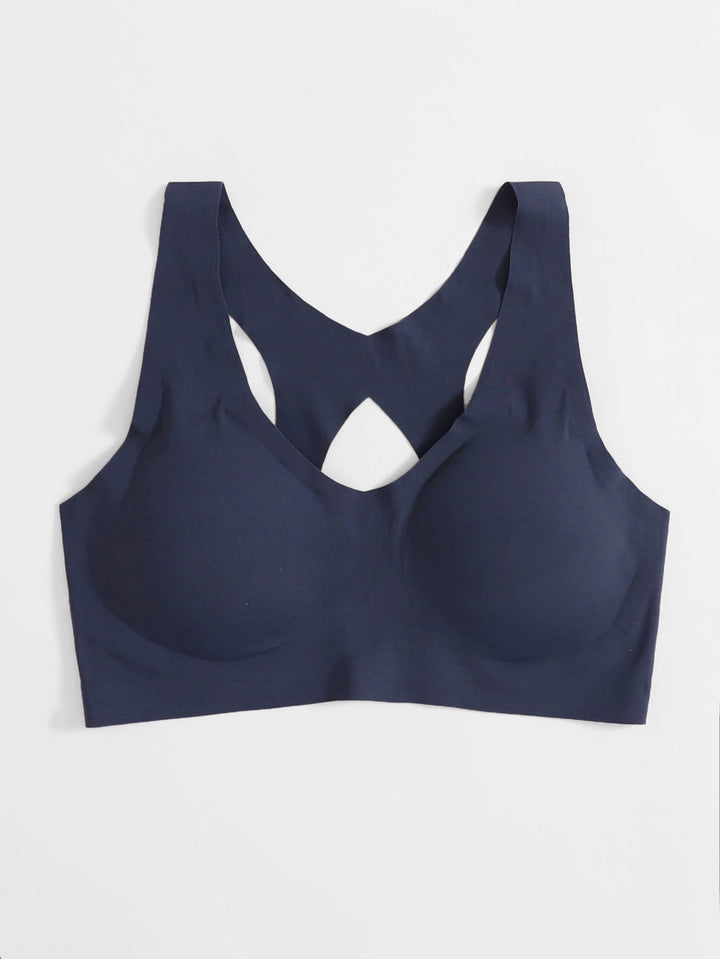 Shein- Solid Seamless Bralette