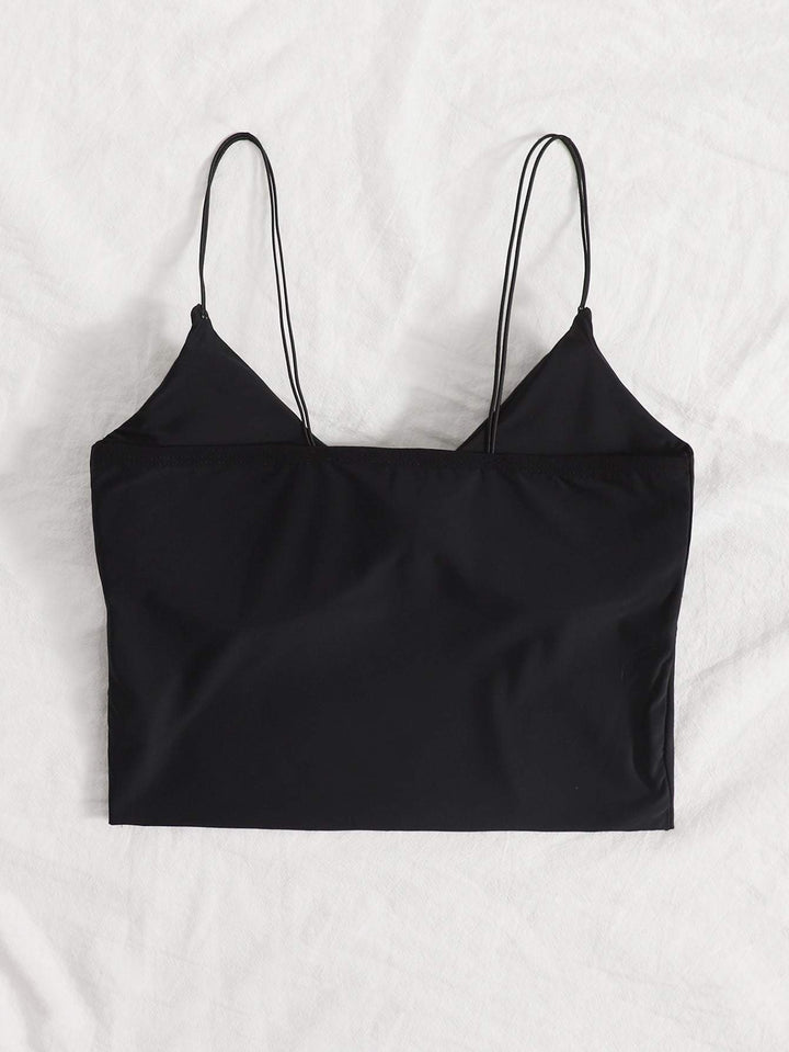 Shein- Plain Longline Bralette