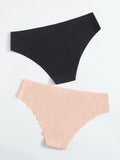 Shein- 2pack Solid Seamless Panty Set