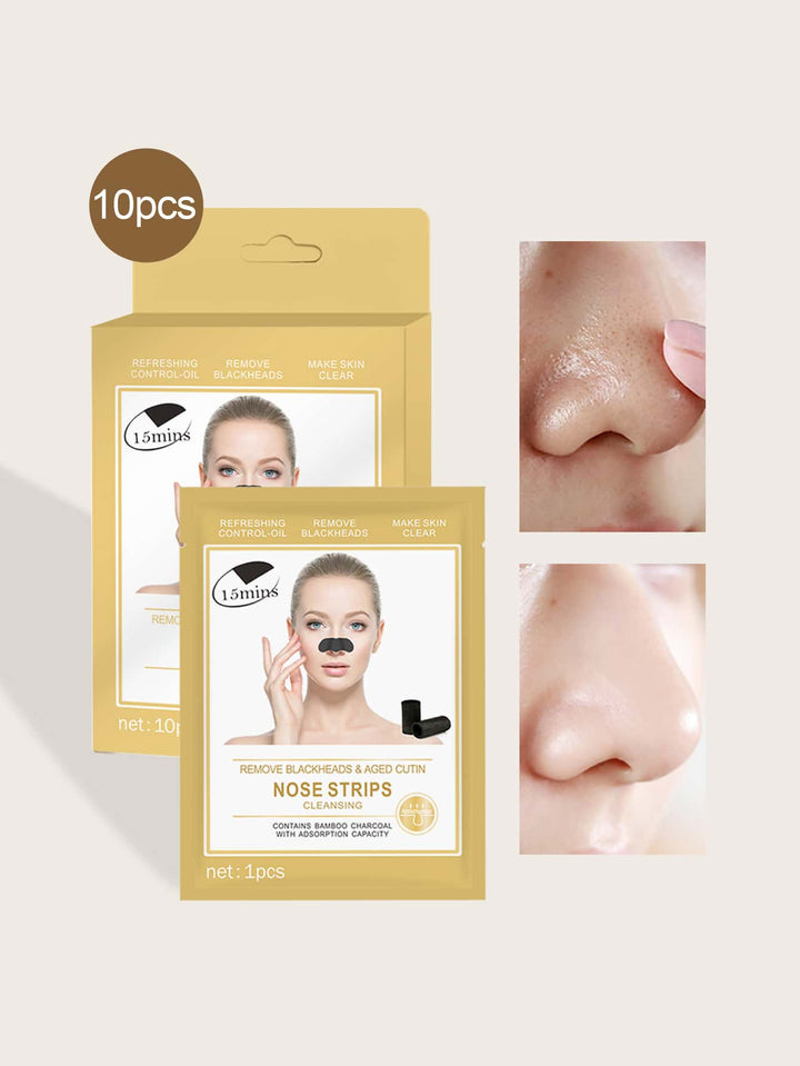 Shein- 10pcs Remove Blackhead & Aged Cutin Nose Strips