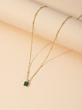 Shein- Geo Charm Necklace