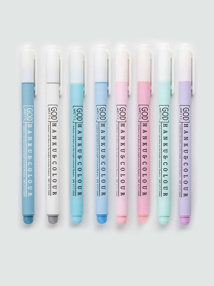 Shein- 8pcs Colored Gel Pen