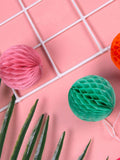 Shein- 10pcs Random Decorative Paper Honeycomb Ball