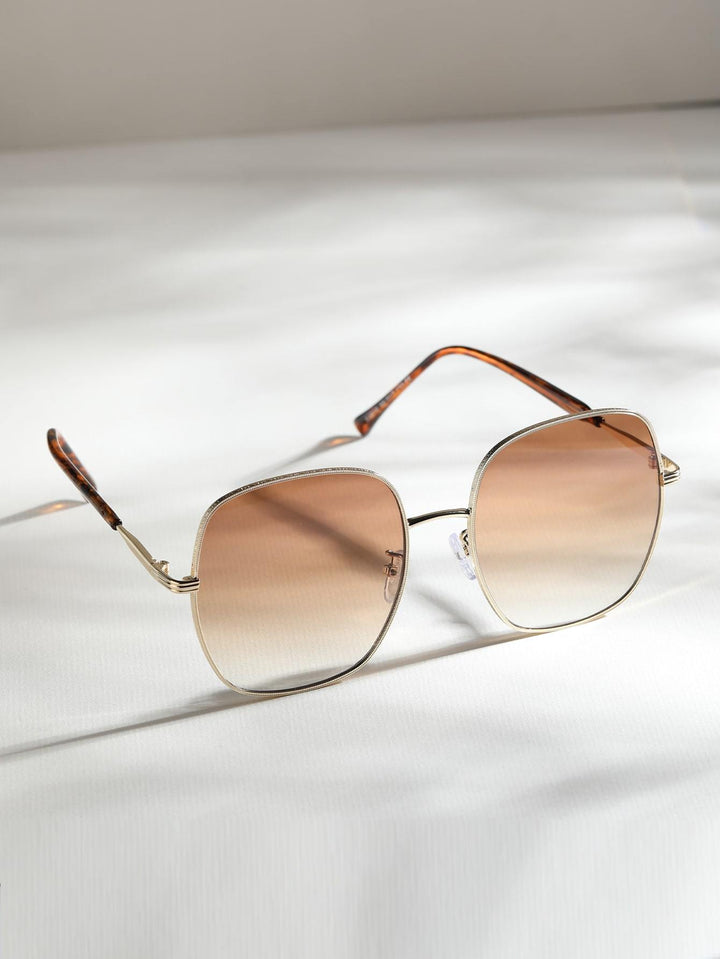 Shein- Square Frame Tinted Lens Sunglasses