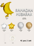 Shein- 41pcs Ramadan Decorative Balloon Set