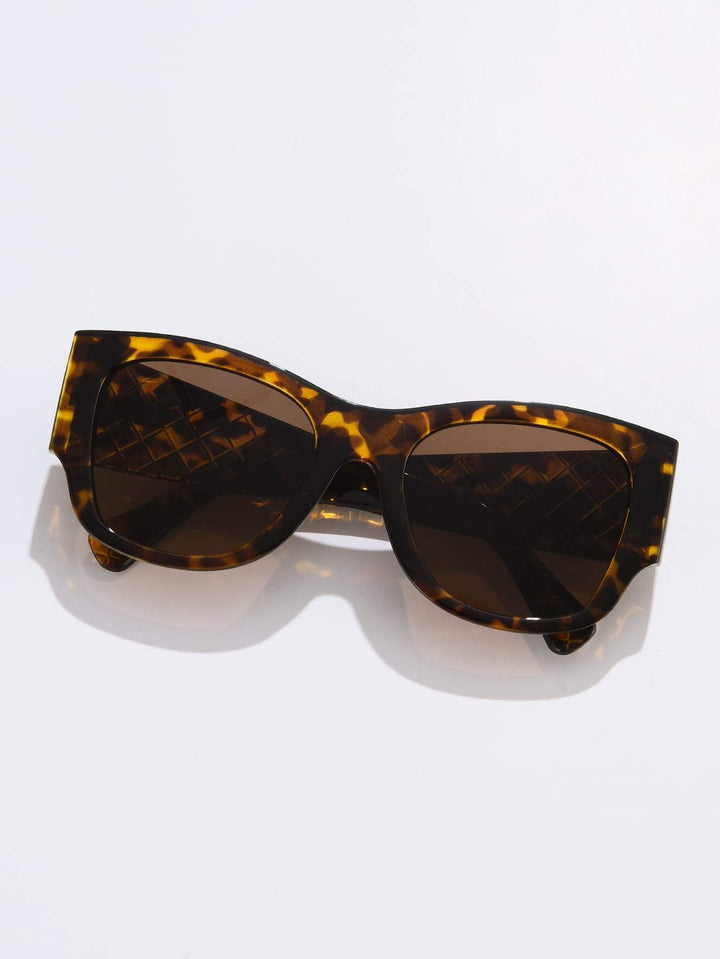 Shein- Acrylic Frame Sunglasses