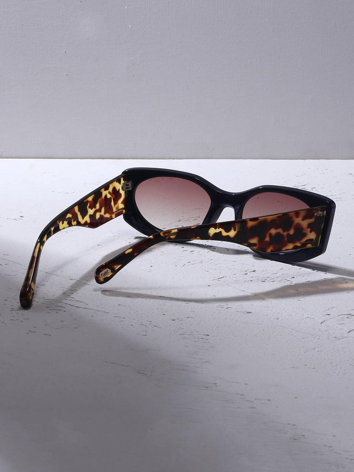 Shein- Tortoiseshell Frame Sunglasses