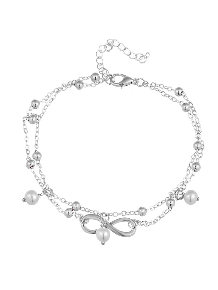 Shein- Infinity Decor Layered Anklet