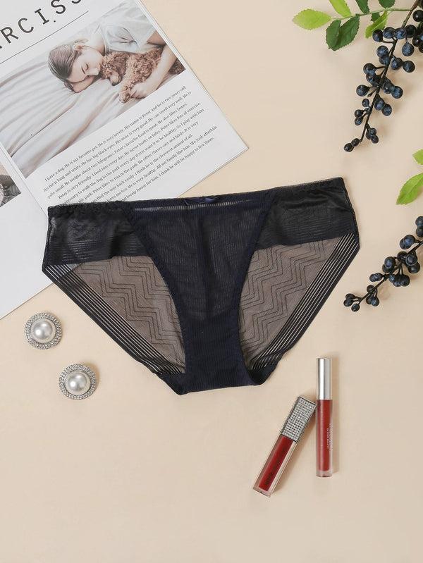 Shein- Sheer Mesh Panty