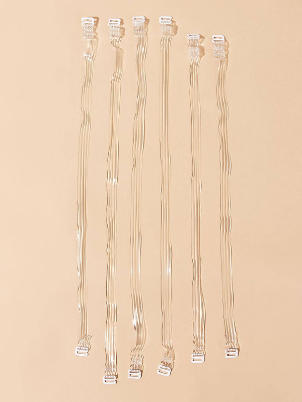 Shein- 3pairs Clear Bra Strap