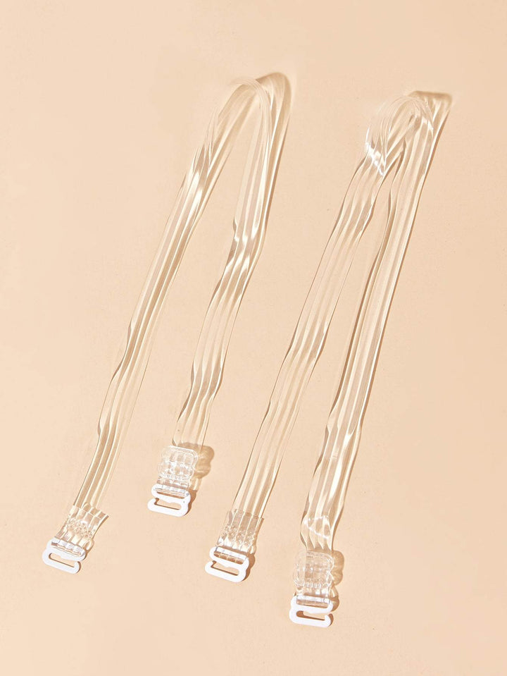 Shein- 3pairs Clear Bra Strap