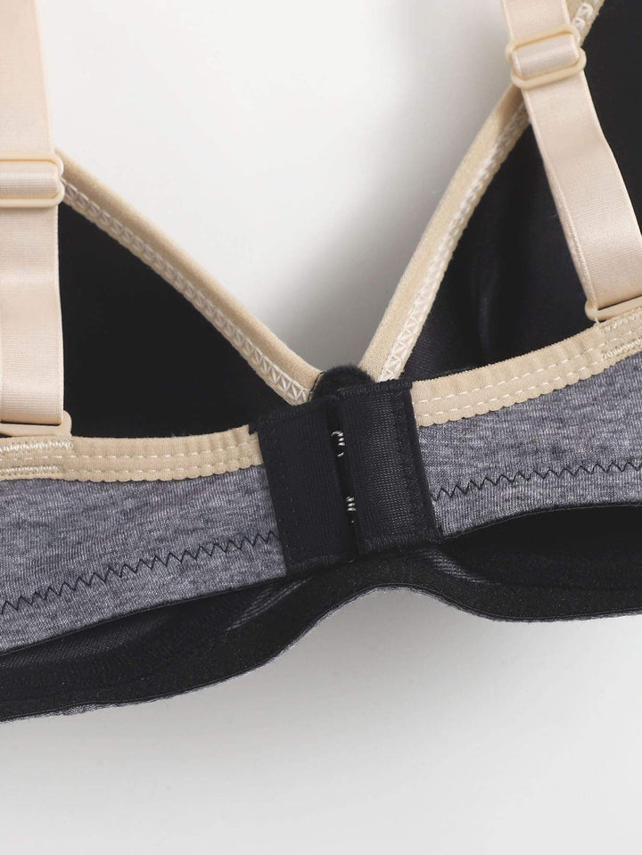 Shein- Contrast Binding Bra