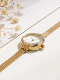 Shein - 1pc Women's Mesh Strap Simple Kezzi Boutique Bracelet Watch K-8041, Suitable For Daily Decoration