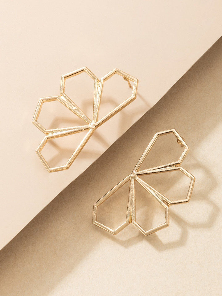 Shein- Geometric Stud Earrings