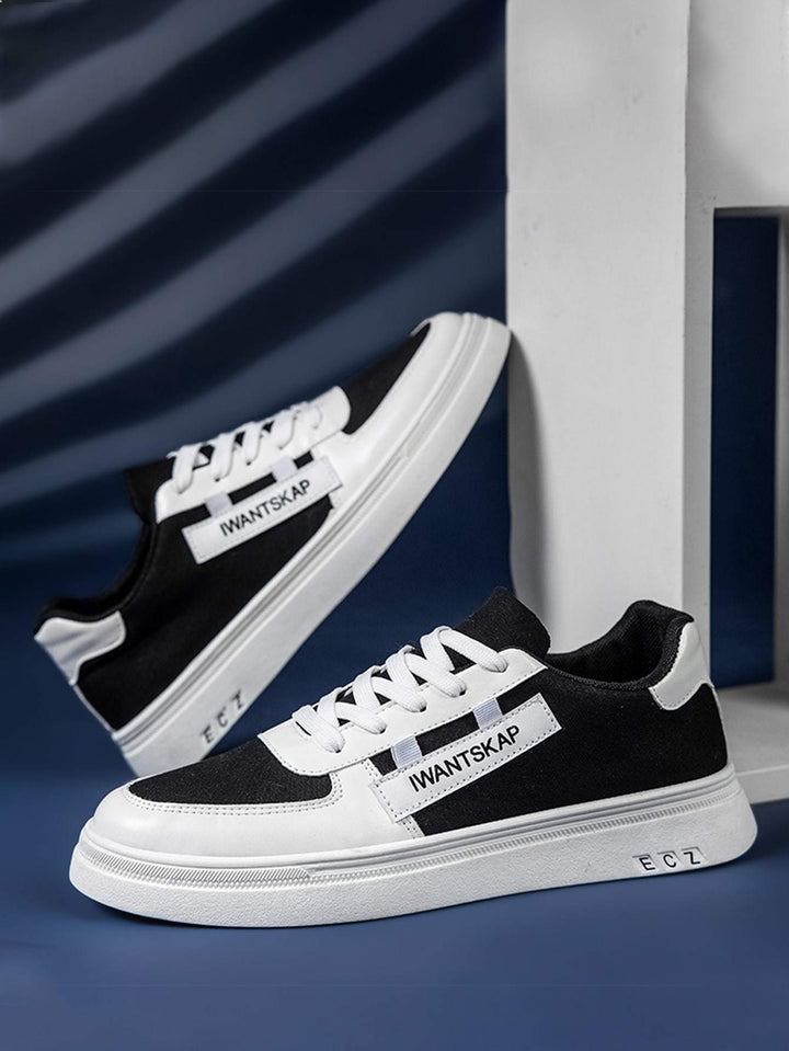 Shein- Men Lace-up Front Skate Shoes