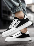 Shein- Men Lace-up Front Skate Shoes