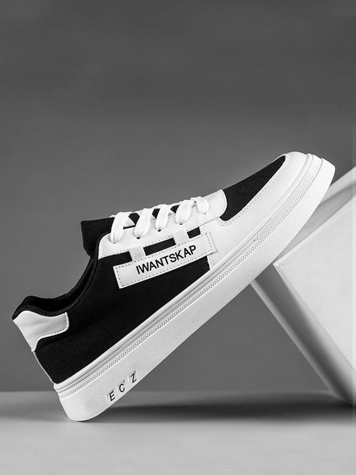 Shein- Men Lace-up Front Skate Shoes