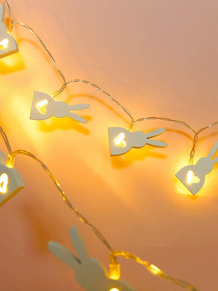 Shein- 1pc String Light With 10pcs Rabbit Shaped Bulb