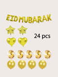 Shein- 24pcs Ramadan Decorative Balloon Set