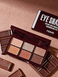 Shein- 6 Color Chocolate Design Eyeshadow Palette