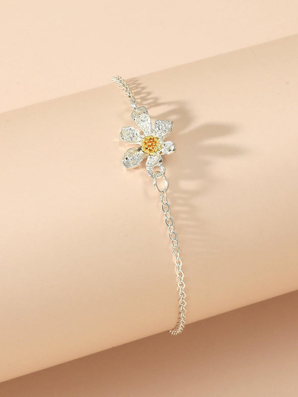 Shein- Flower Decor Bracelet