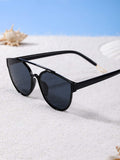 Shein- Acrylic Frame Tinted Lens Sunglasses