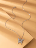 Shein- Butterfly Pendant Necklace