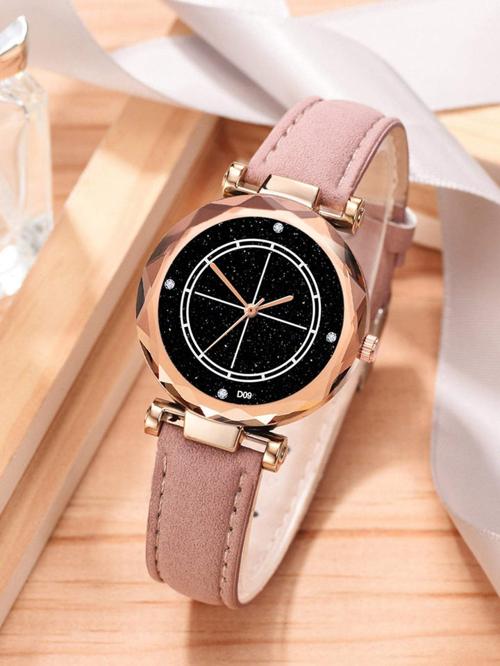 Shein- Starry Sky Dial Quartz Watch