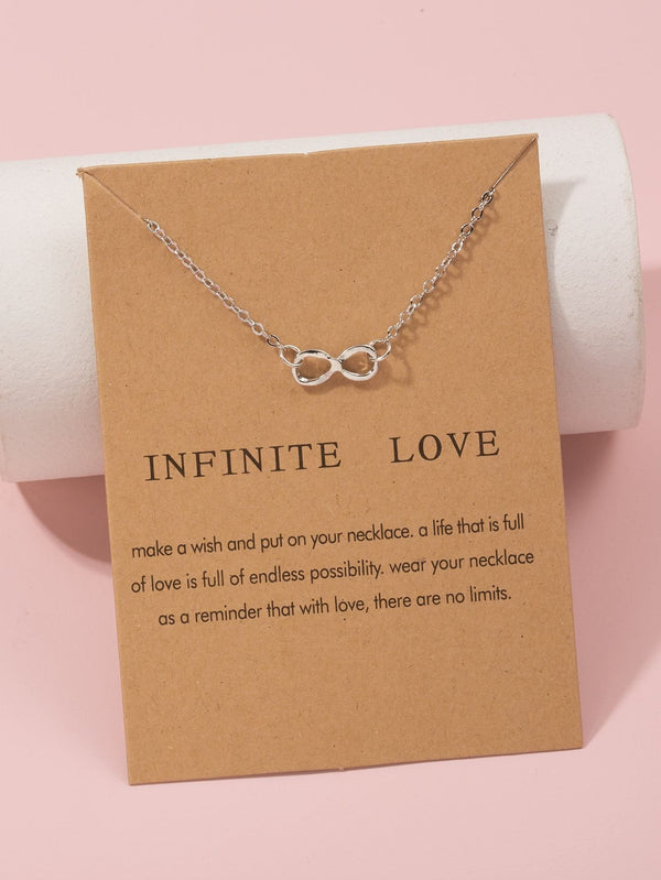 Shein- Infinity Charm Necklace