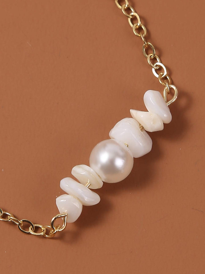 Shein- Faux Pearl Decor Bracelet