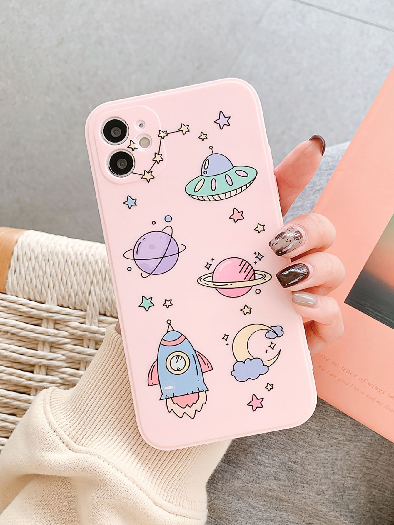 Shein Cartoon Space Phone Case Bagallery