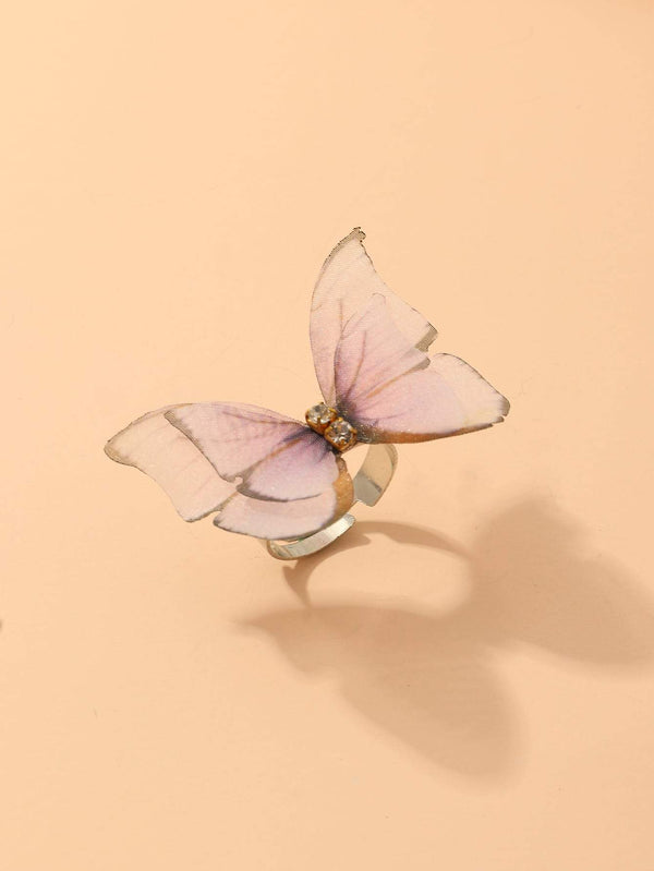 Shein- Butterfly Decor Ring