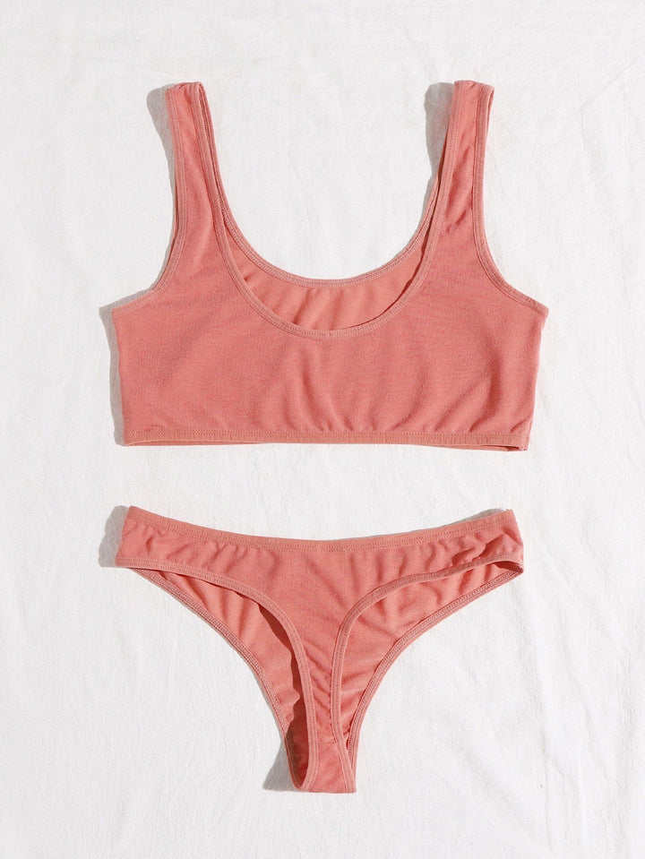 Shein- Plain Lingerie Set