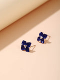 Shein- Leaf Decor Stud Earrings