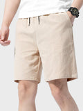 Shein- Men Drawstring Waist Shorts