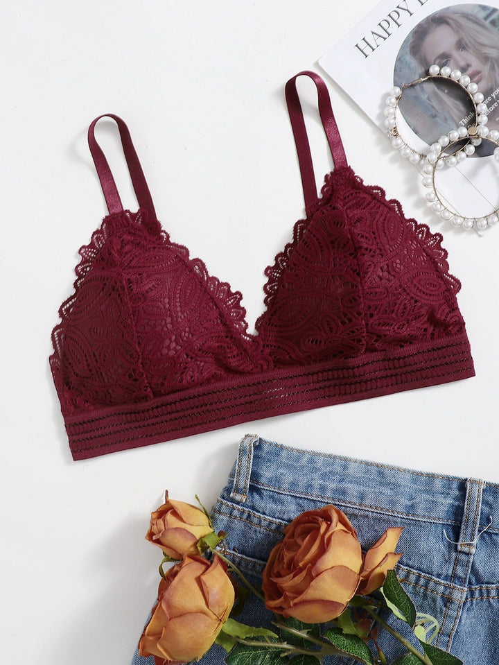 Shein- Floral Lace Bralette