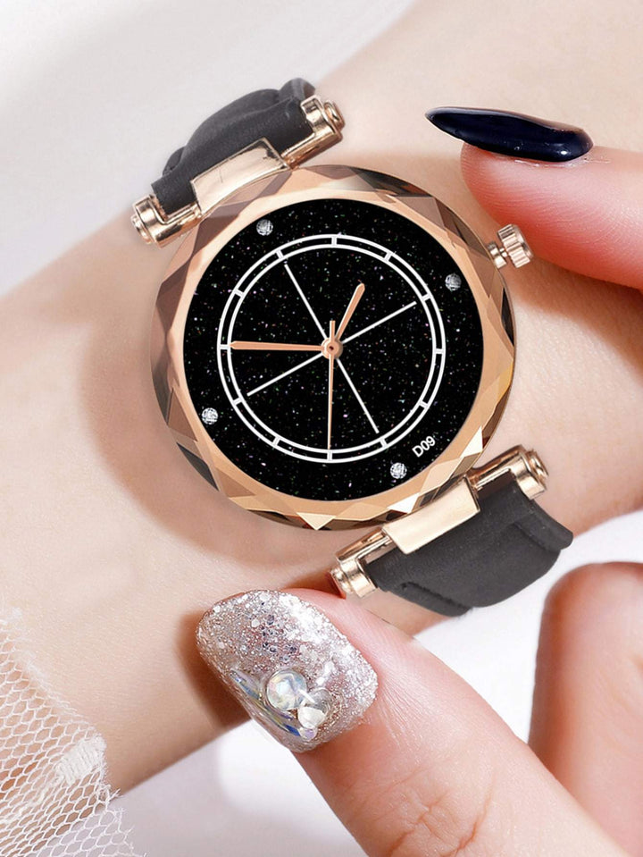 Shein- Starry Sky Dial Quartz Watch